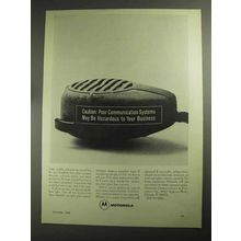1968 Motorola Communications Ad - May be Hazardous