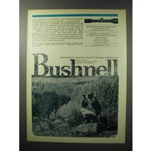 1970 Bushnell Riflescopes Ad - A Successful Hunt