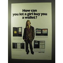 1970 Buxton Wallets Ad - Pocket Secretary, Card Master