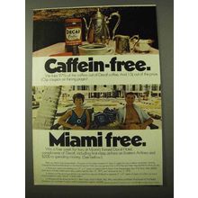 1971 Nestle's Decaf Instant Coffee Ad - Caffein-Free
