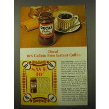 1971 Nestle's Decaf Instant Coffee Ad