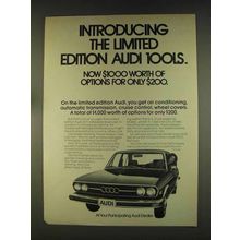 1976 Audi 100LS Car Ad - The Limited Edition
