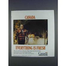 1980 Canada Tourism Ad - Everything is Fresh