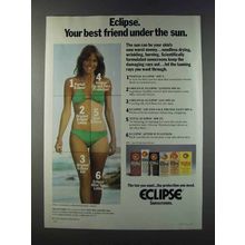 1981 Eclipse Sunscreen Ad - Best Friend Under the Sun