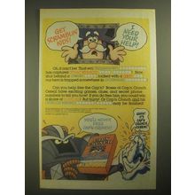 1987 Quaker Cap'n Crunch Cereal Ad - Get Scramblin' Kids