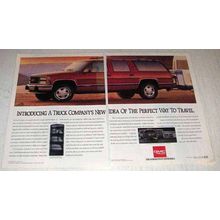 1992 2-pg GMC Suburban Ad - Perfect Way to Travel