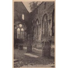 Villers Abbey Abbeye The Refectory Antique Belgium Postcard