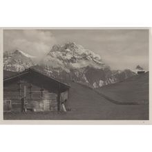 Adelboden Der Lohner Von Furen Aus Switzerland Old Postcard