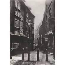 Peters Lane Smithfield London Real Photo Postcard