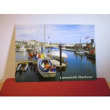 THE HARBOUR, LOWESTOFT, SUFFOLK. unused postcard by J. Salmon =