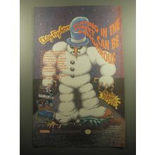 1994 Interplay ClayFighter Video Game Advertisement - Playing in the street