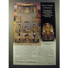 1992 The Franklin Mint Advertisement - Treasures of Tutankhamun