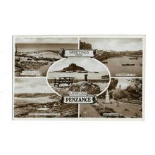 Penzance, Cornwall, Multiview RP Postcard.