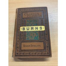 c1886 THE POETICAL WORKS OF ROBERT BURNS ANTIQUE HARDBACK BOOK (P3)