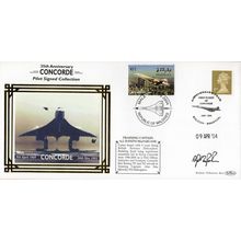 Captain Sandy MacFarlane Concorde Pilot Hand Signed FDC