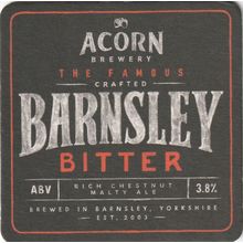 BEER MAT - ACORN BREWERY - BARNSLEY BITTER STEEL CITY FEST - (Cat No 016)-(2022)