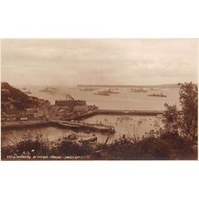 8875 : Warships in the bay Torquay : a Judges real photo-style postcard