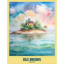 Isla Holbox Quintana Roo Mexico Turistic Poster 1 Wall Art Travel Decor Print
