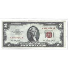 1953 US United States Note $2.00 bill UNC