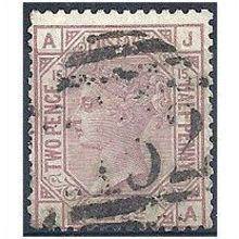 1879 SG141 2 1/2d Rosy-Mauve Plate 15 Good/Fine Used Check Letters "JA".