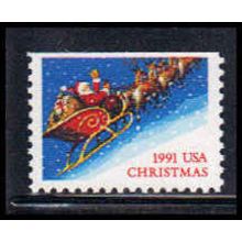 2585 29c Santa & Sleigh Fine MNH BPS UL W2221