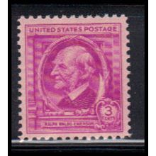 861 3c Ralph Emerson Fine MNH KA8157