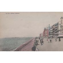 Ostende Beach Le Bon Hotel Belge Antique Postcard