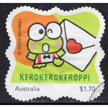 2025 HELLO KITTY AND FRIENDS, USED SELF-ADHESIVE MYSTAMP. 3/4