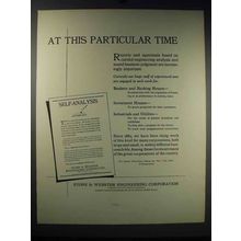 1931 Stone & Webster Engineering Corporation Ad