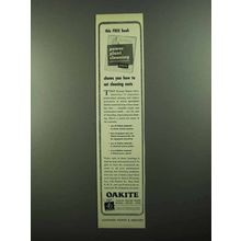 1950 Oakite Materials Ad - Cut Cleaning Costs