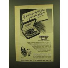 1950 Norwood Director Exposure Meter Ad - Give Finest