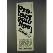 1977 Blistex Lip Balm Ad - Protect Your Lips!