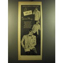 1950 After Six Dinner Jackets Ad - Summer magic