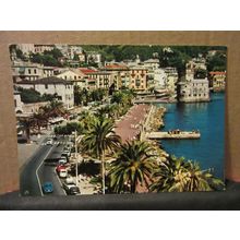 PROMENADE. RAPALLO, ITALY unused postcard =