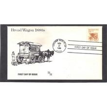 FDC HM 2136 25c Bread Wagon (Cachet-U/A) CV00211