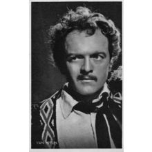 Van Heflin Vintage Rare Kwatta Film Movie Postcard Size Portrait