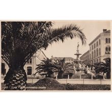 Split Monumentalna Cesma Croatia Real Photo Old Postcard