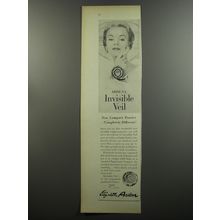 1953 Elizabeth Arden Ardena Invisible Veil Makeup Advertisement