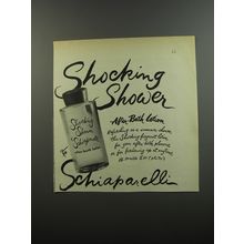 1953 Shocking Shower de Schiaparellit Advertisement - After-Bath Lotion