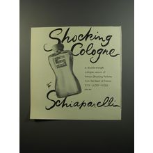 1953 Shocking Cologne de Schiaparellit Advertisement - Shocking Cologne