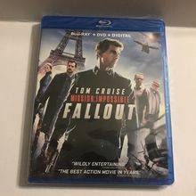 NEW Mission Impossible Fallout with Tom Cruise Blu-Ray Sealed