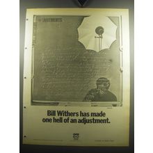 1974 Bill Withers Justments Album Advertisement - made one hell of an adjustment