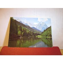 RIESSERSEE GARMISCH, GERMANY used vintage postcard 1969 pm =
