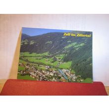 ZELL IM ZILLERTAL, TIROL, AUSTRIA used postcard 2003 stamp =