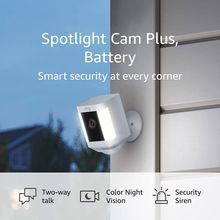 Ring Spotlight Cam Plus, Battery | Two-Way Talk, Color Night Vision, and Securit