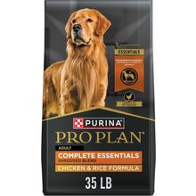 Purina Pro Plan Complete Essentials Shredded Blend Chicken and Rice Dog Food Dry