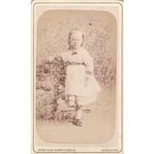 VICT. CDV PHOTO -DOROTHEA CROMPTON, 1878 BY OTTO VON HARTITZSCH, ADELAIDE