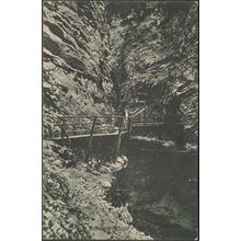Rotwein Klam, Vintgar, 1908 - Fran Pavlin AK
