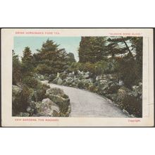 Horniman's Pure Tea - The Rockery, Kew Gardens, c.1905 - Postcard
