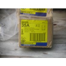 Square D QO235 (5 PACK) 2P 35A 120/ 240VAC Circuit Breaker *Lot of 5 NEW IN BOX